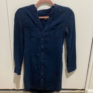 Banana Republic Denim Chambray Dress size 00P